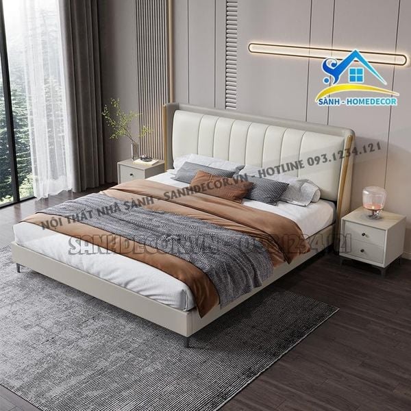  Giường Ngủ Bọc Nệm Cao Cấp - Sg135 