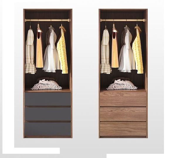  Tủ Quần Áo Thiết Kế Bắc Âu - Tqa80 