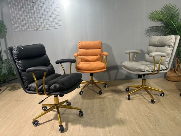  Ghế Trưởng Phòng - Giám Đốc Chân Xoay Bọc Da Cao Cấp Gtp022 