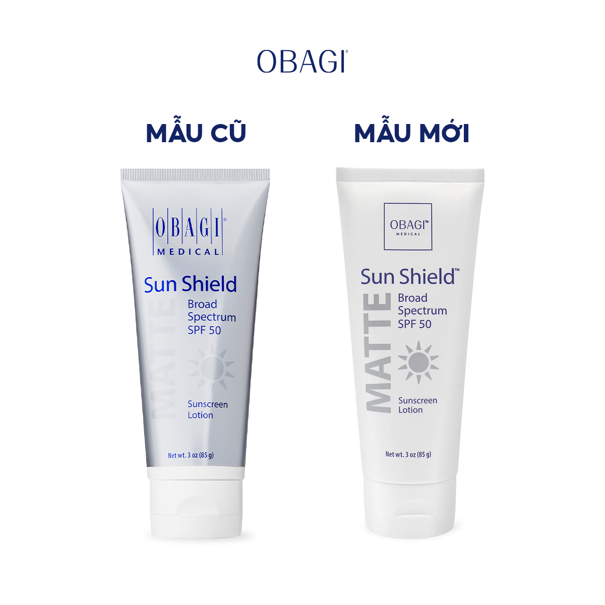 Kem chống nắng phổ rộng Obagi Sun Shield Matte Broad Spectrum SPF 50 – Obagi Medical Việt Nam
