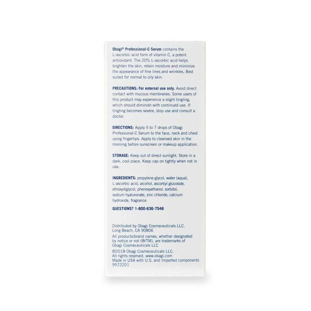 Serum chống oxy hóa, làm đều màu da chứa vitamin C Obagi Professional C Serum 20%