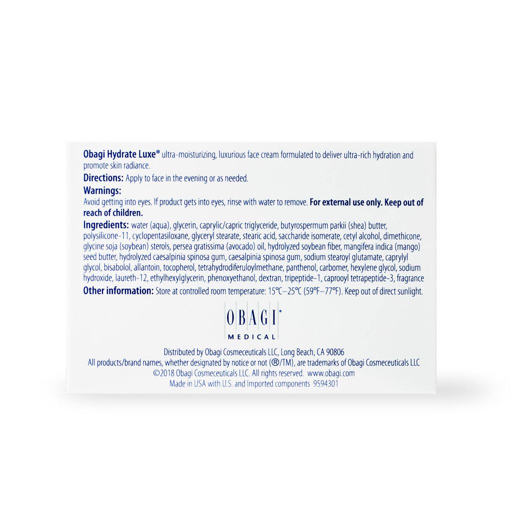 Kem dưỡng ẩm Obagi Hydrate Luxe Moisture-Rich Cream