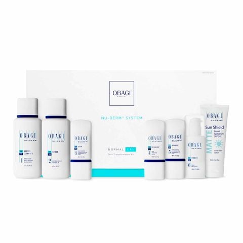 Bộ dưỡng trắng da, mờ nám cho da khô Obagi Nu-Derm System - Normal to Dry