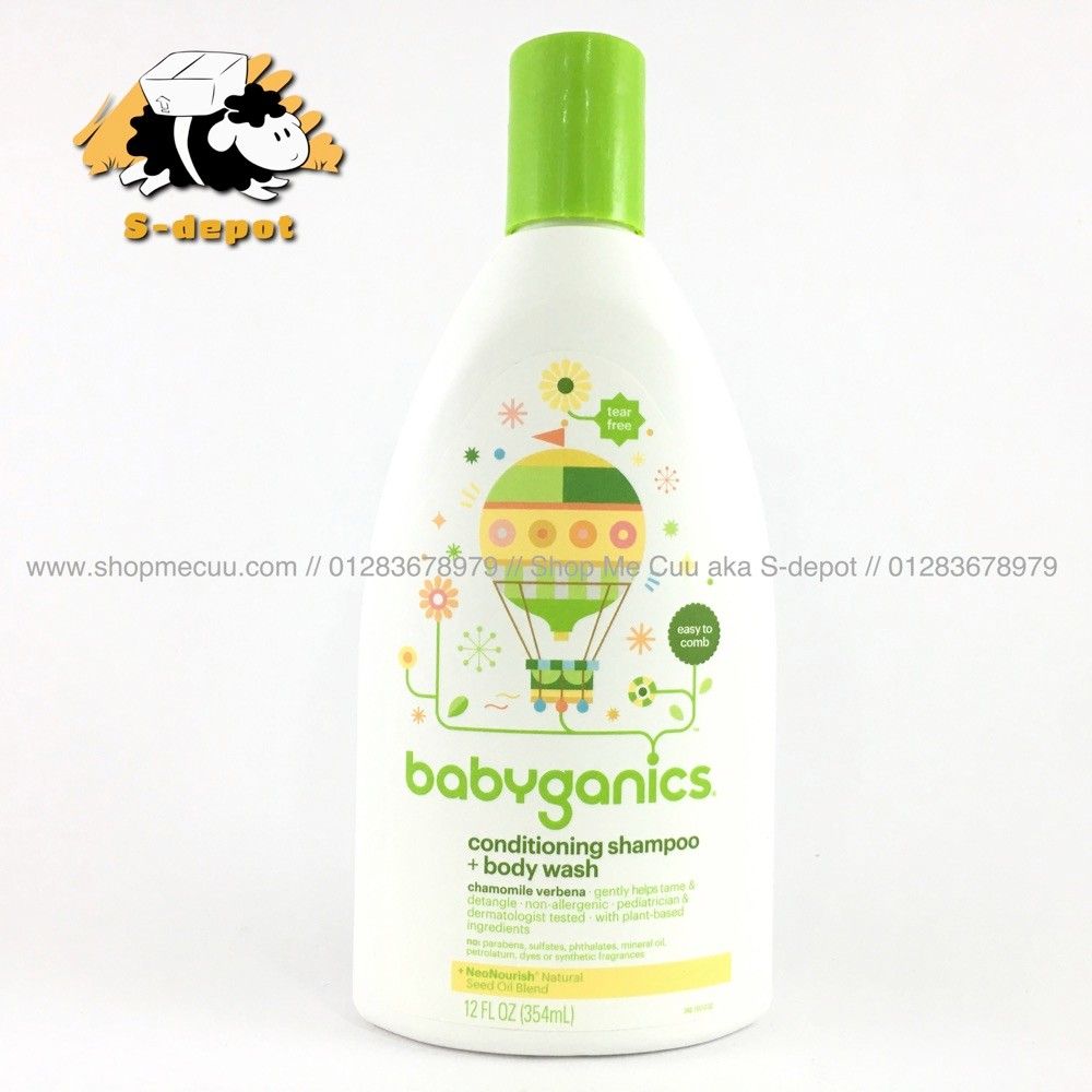 babyganics conditioning shampoo and body wash