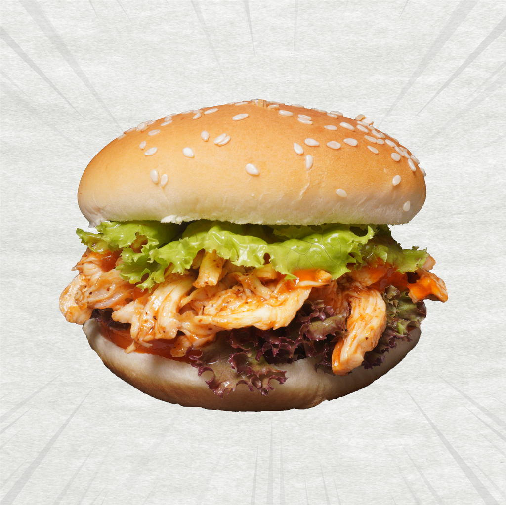  Burger Gà Xé 