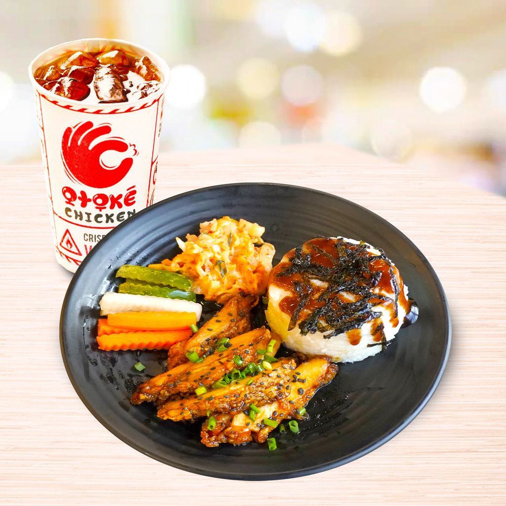  Combo Cơm Gà Teriyaki + Nước 