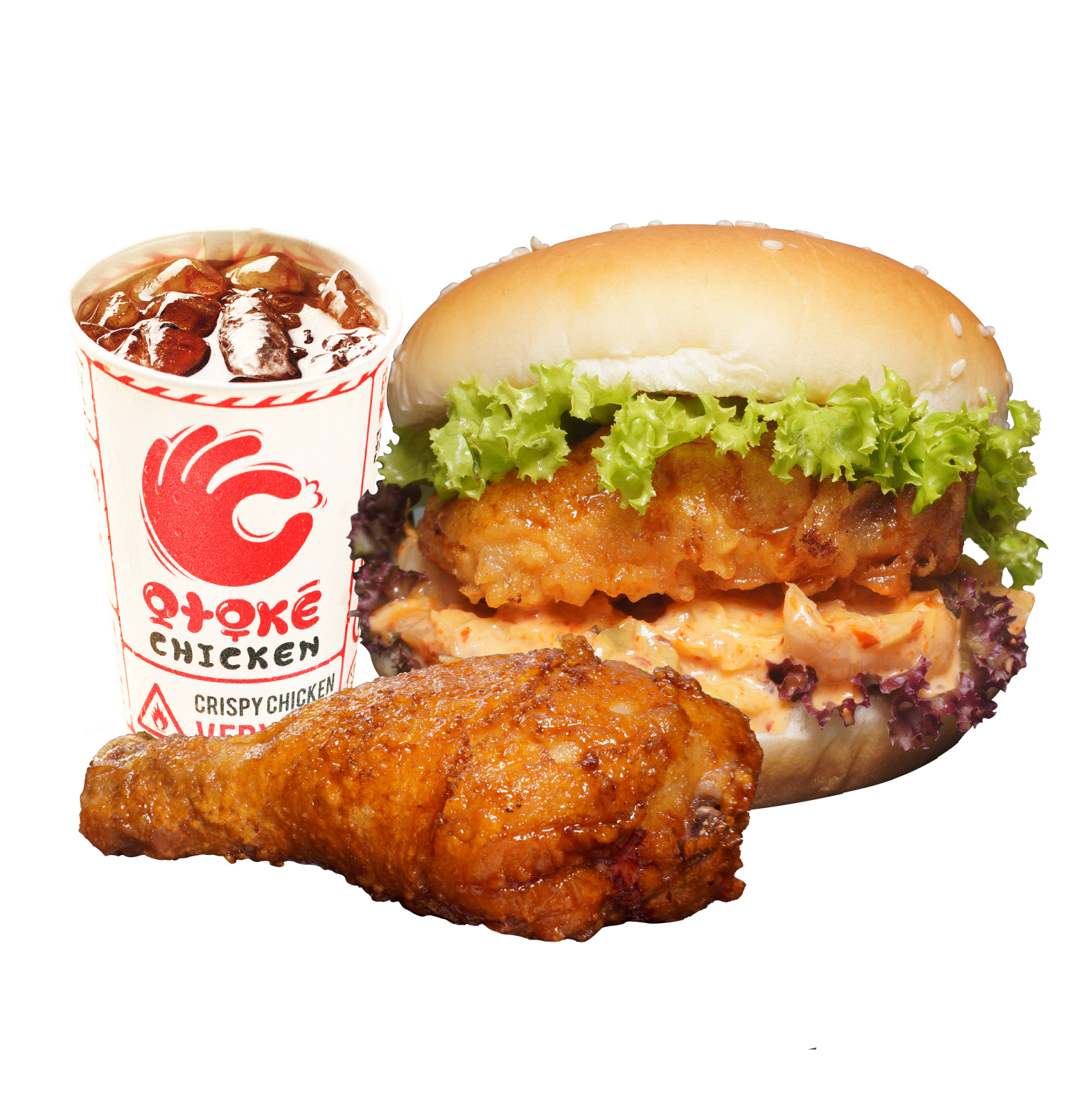  Chicken Burger Combo 