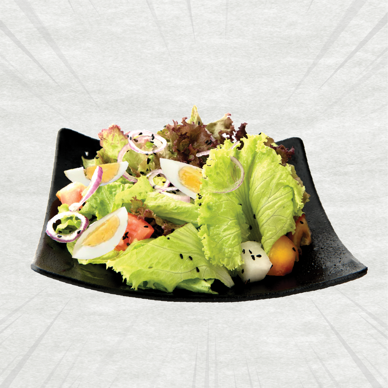  Salad Trứng Xốt Mè Rang 