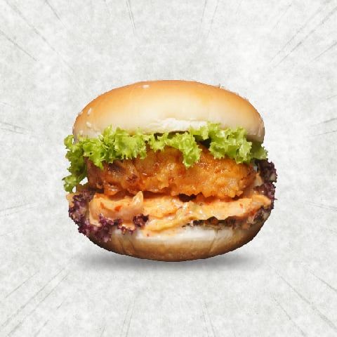  Burger Gà Kim Chi 