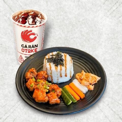 	Cơm Gà Viên  Xốt NaBan   