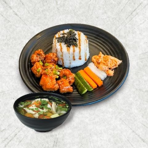  Combo Cơm Gà Viên Xốt Nanban + Soup 