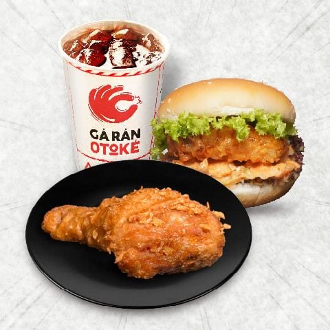 Chicken Burger Combo 
