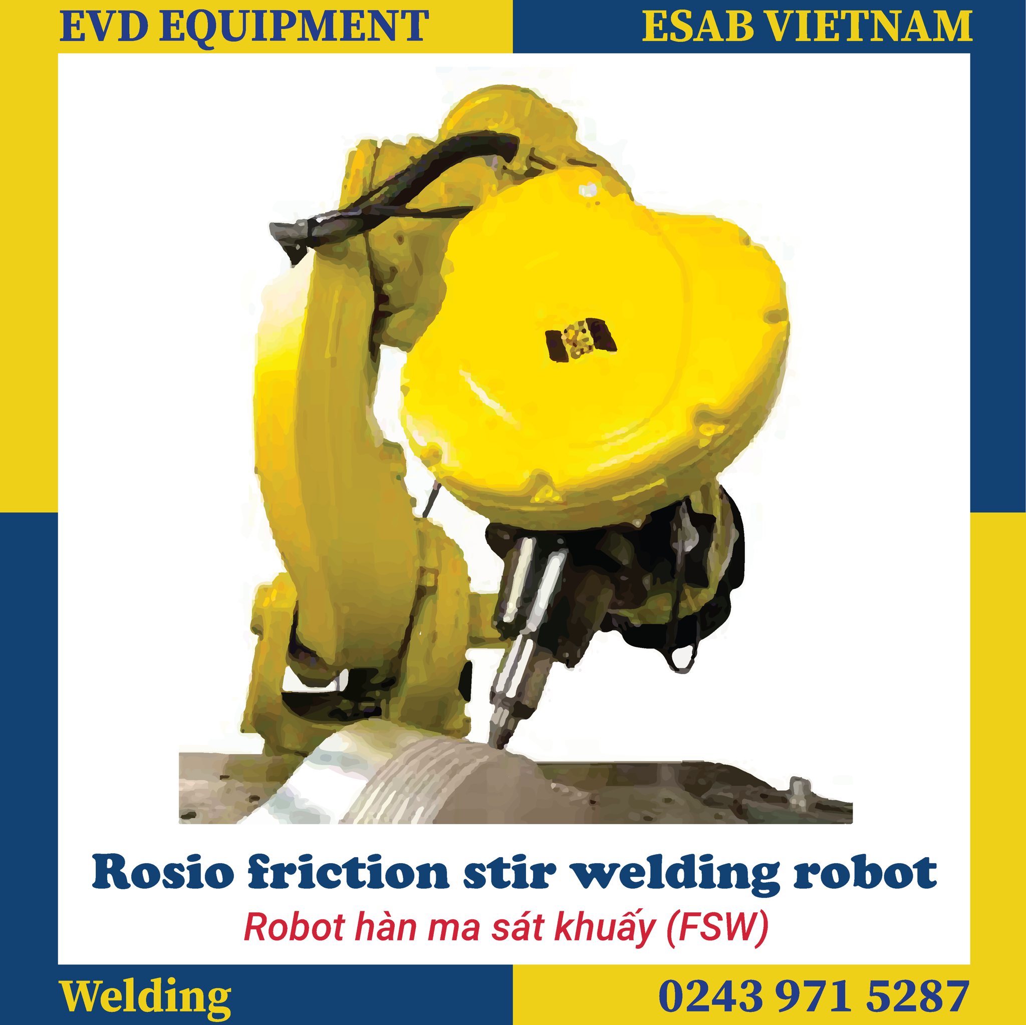 Rosio friction stir welding robot - Robot hàn ma sát khuấy FSW