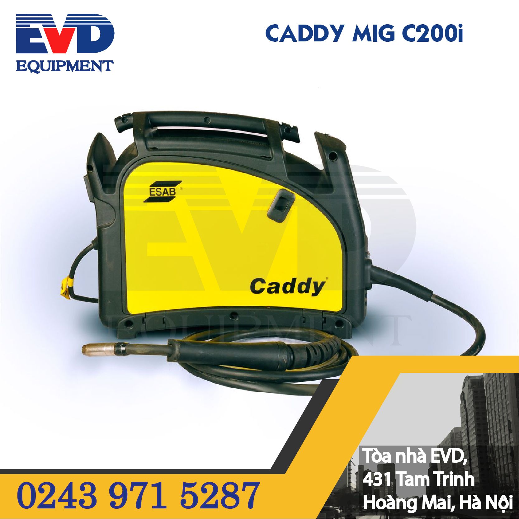 MÁY HÀN ESAB CADDY MIG C200i
