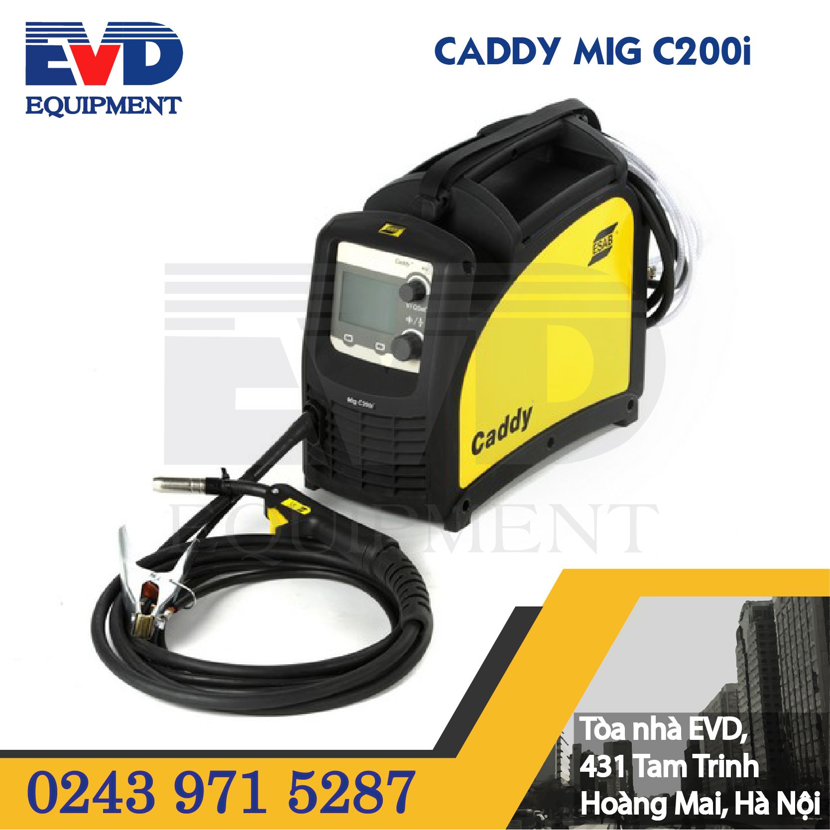 MÁY HÀN ESAB CADDY MIG C200i