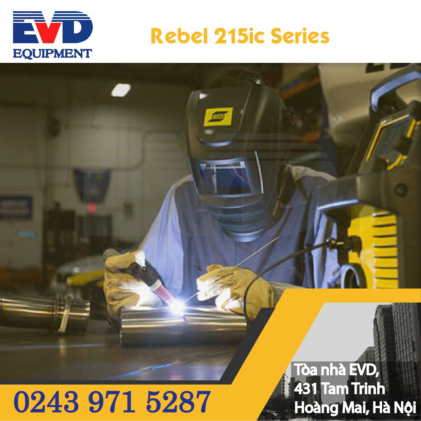 MÁY HÀN ĐA NĂNG ESAB Rebel™ 215ic Series