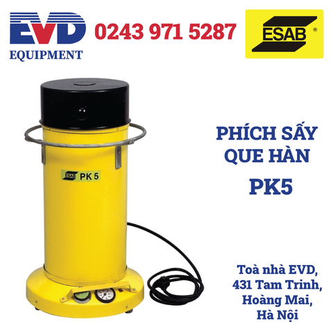 PHÍCH SẤY QUE HÀN ESAB PK5