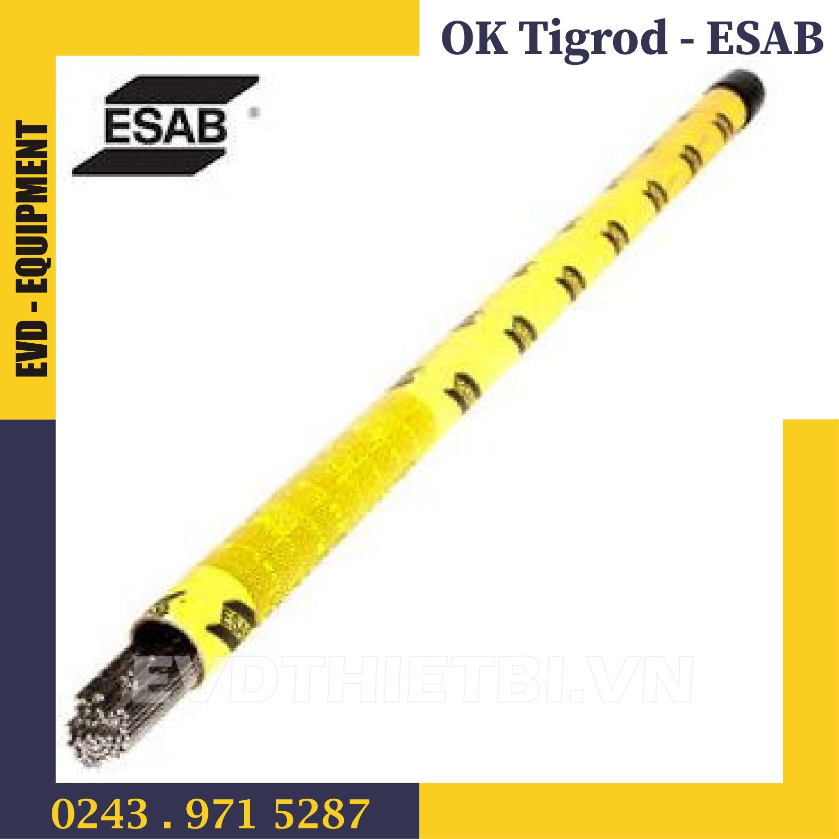 QUE HÀN ESAB - OK TIGROD NiCrMo-3