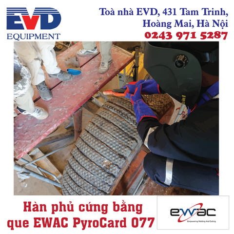 EWAC PyroCarb 077 - Que hàn phủ cứng