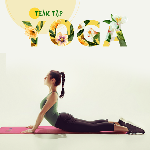 THẢM TẬP YOGA MÀU HƯỜNG HERCULE ACC.TPE&FABRIC.LIZ