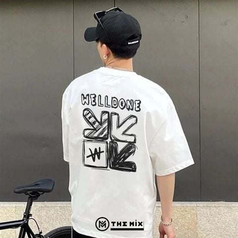 QA_Áo Thun WE11DONE Mũi Tên 2823 Trắng