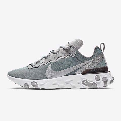 NIKE REACT ELEMENT 55 SILVER