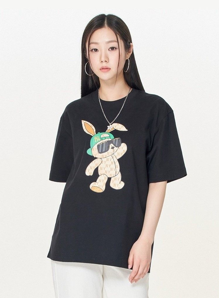 Áo Thun MLB Rabbit NY Dance Đen - Mã 3ATSQ0131-50BKS _ Chính Hãng – The ...