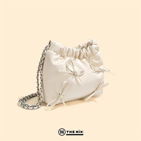 Túi Xách Nhỏ Ceekay Bucket Bag - Kem