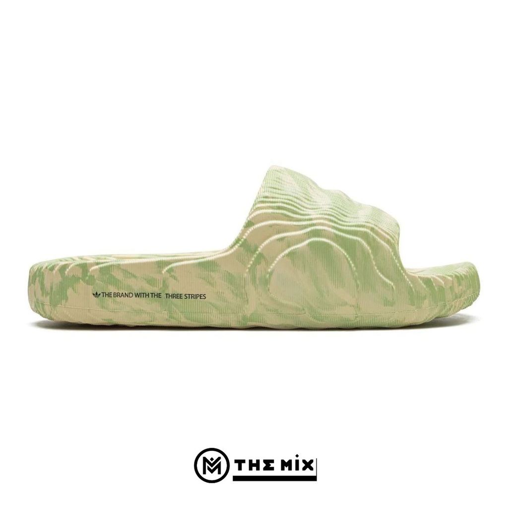 Adidas Adilette 22 Slides 'Magic Lime Desert Sand'