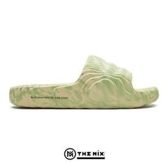 Adidas Adilette 22 Slides 'Magic Lime Desert Sand'