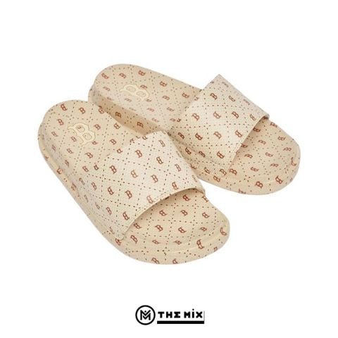 MLB Chunky Mound Diamond Monogram Chữ B - Cream