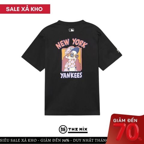 Áo Thun MLB Pop Art NY Girl Đen