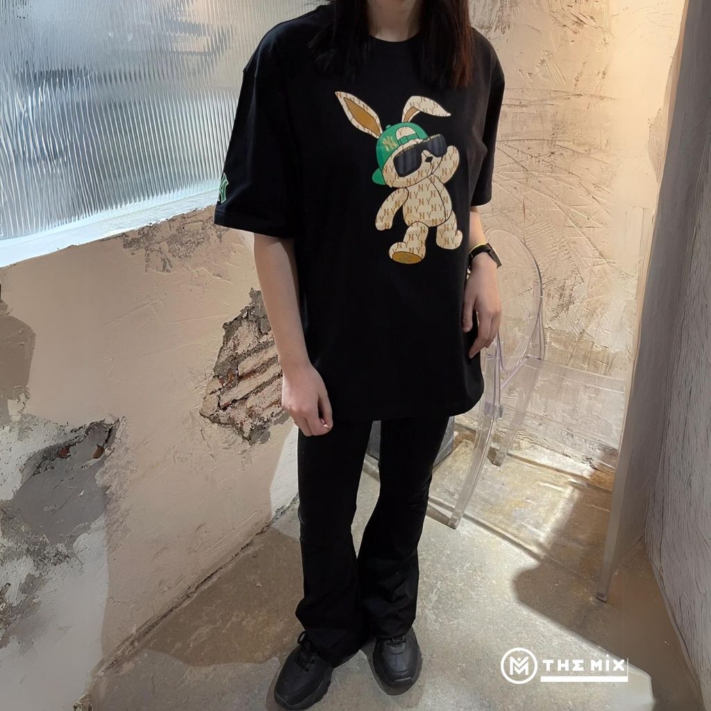 Áo Thun MLB Rabbit NY Dance Đen - Mã 3ATSQ0131-50BKS _ Chính Hãng – The ...