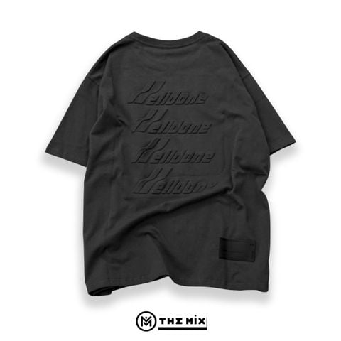 Áo Thun WE11DONE T-Shirt Basic Logo Nhôm - Đen