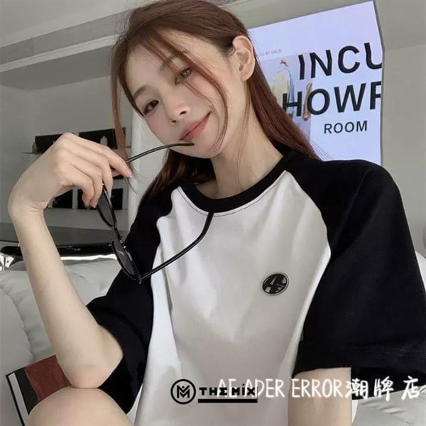 QA_Áo Thun Ader Basic Tay - Logo Đen SS23