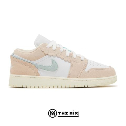 Nike Air Jordan 1 Low - Scalloped Edge Pink