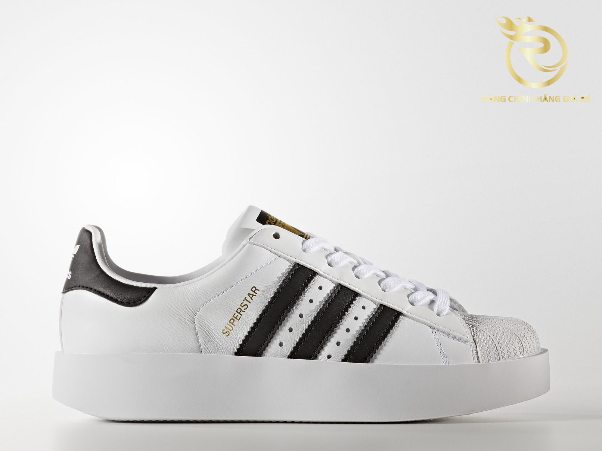 Giày adidas shop superstar gold stamp