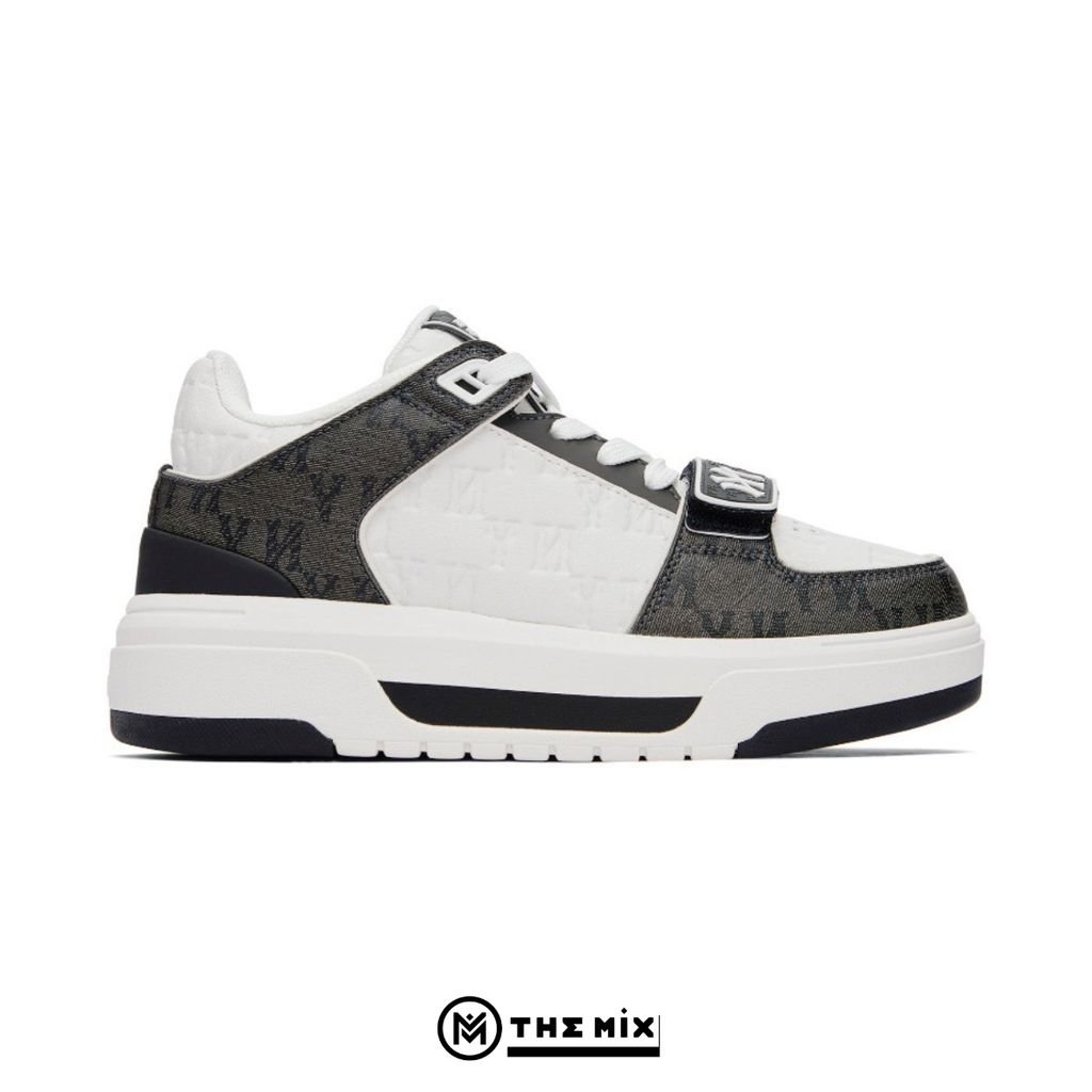 MLB Chunky Liner Mid Classic Monogram NY - Đen