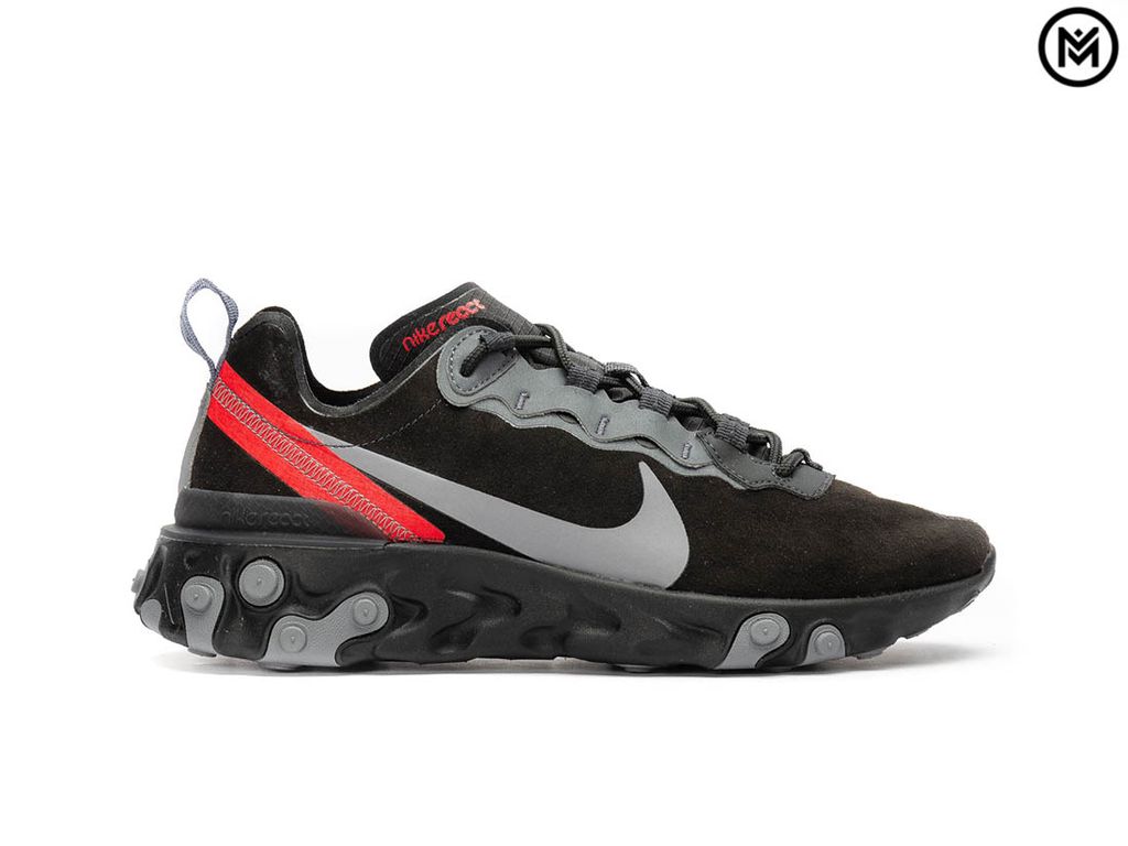 Giày Nike React Element 55 ''Black Red''