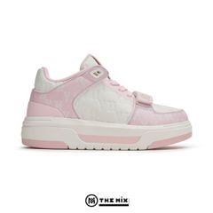 MLB Chunky Liner Mid Monogram Hồng