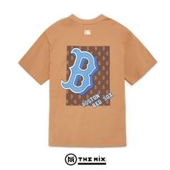 Áo Unisex MLB Monotive B Red-Sox Brown