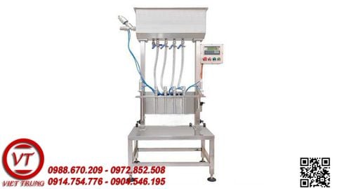 Máy chiết rót dung dịch sệt 4 vòi bán tự động (VT-CR26)