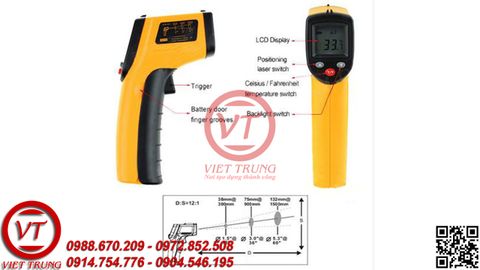 Máy đo nhiệt độ hồng ngoại Benetech GM 320 (VT-MDNDHN11)