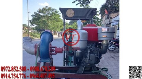 Máy bơm nước đầu nổ Diesel D24 phi 200 (VT-BNDei08)