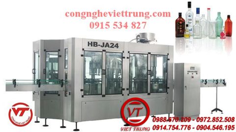 Máy rửa-Chiết rót-Đóng nắp trai 3 trong 1 tự động(VT-MDB03)