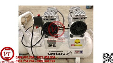 Máy nén khí không dầu giảm âm Wing TW-OF550x2 50L(VT-MNK132)