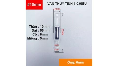 Van thủy tinh 1 chiều