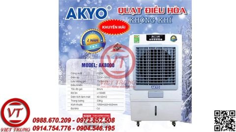 Quạt điều hòa không khí AKYO AK-8000R  (VT-MLM97)