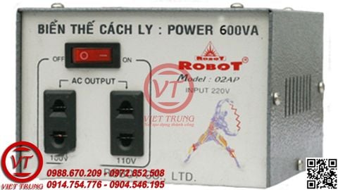 Biến thế cách ly Robot 600VA 1 pha(VT-MBT21)