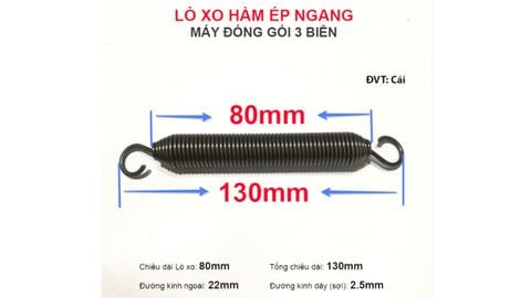 Lò xo máy đóng gói 3 biên